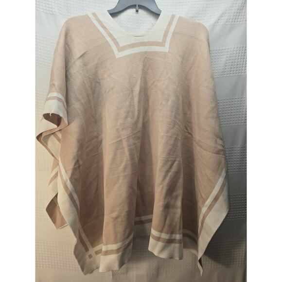 Cejon Women's Shawl Wrap Poncho Ruana Cape Open Front Sweater Cardigan Fall 7280 - Picture 3 of 4